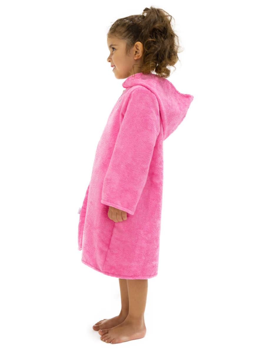 Microfibre | Hooded Towel | Beach Robe | Pink