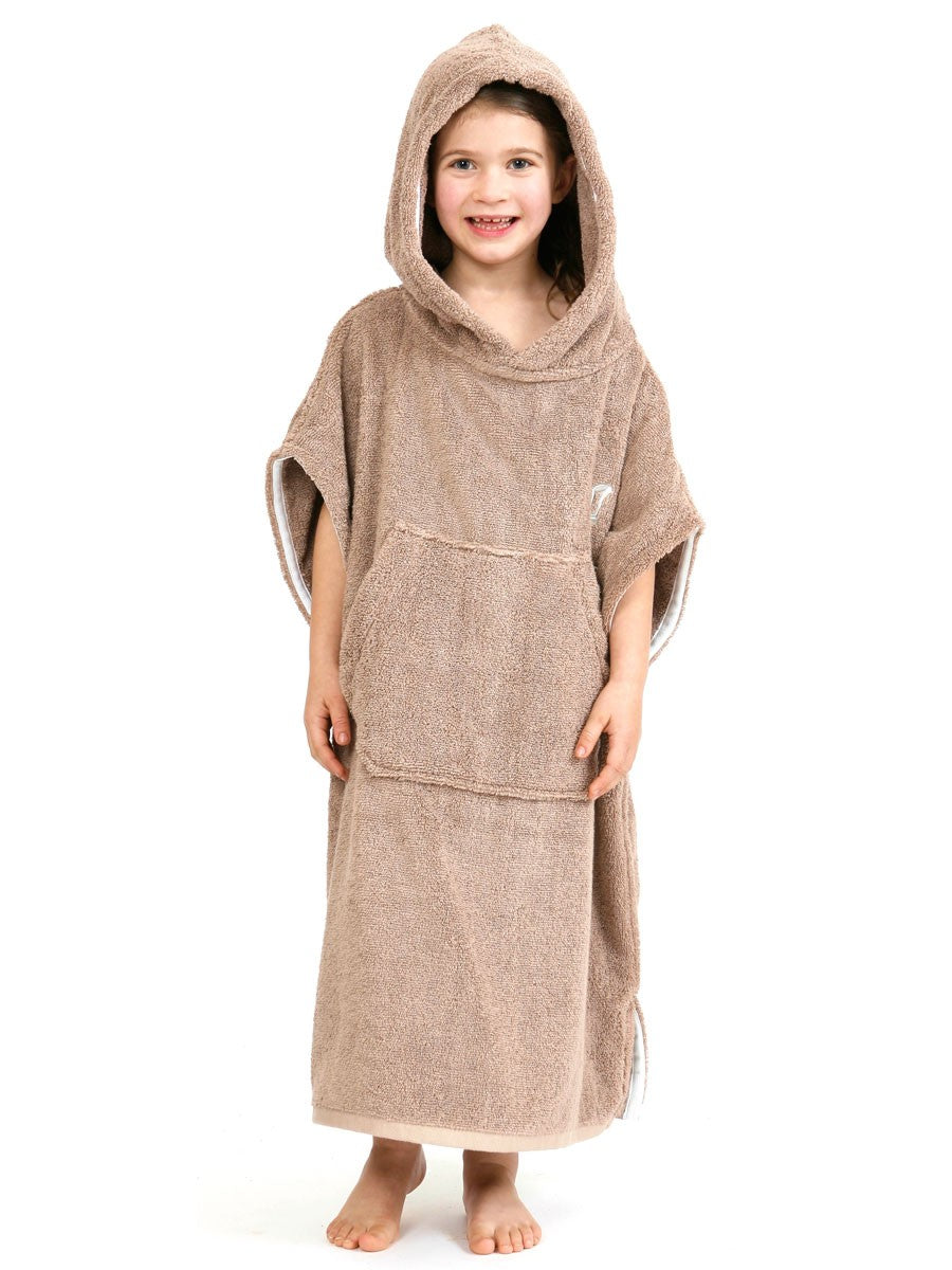 Kids Hooded Towel | Surf Poncho | Stone