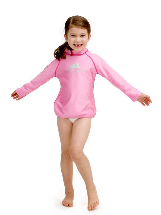 Kids Rash Vest | Swim Shirt | Pink