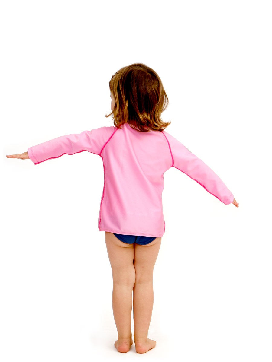 Kids Rash Vest | Swim Shirt | Pink