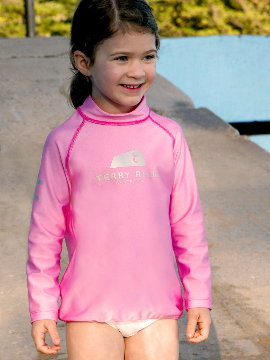 Kids Rash Vest | Swim Shirt | Pink