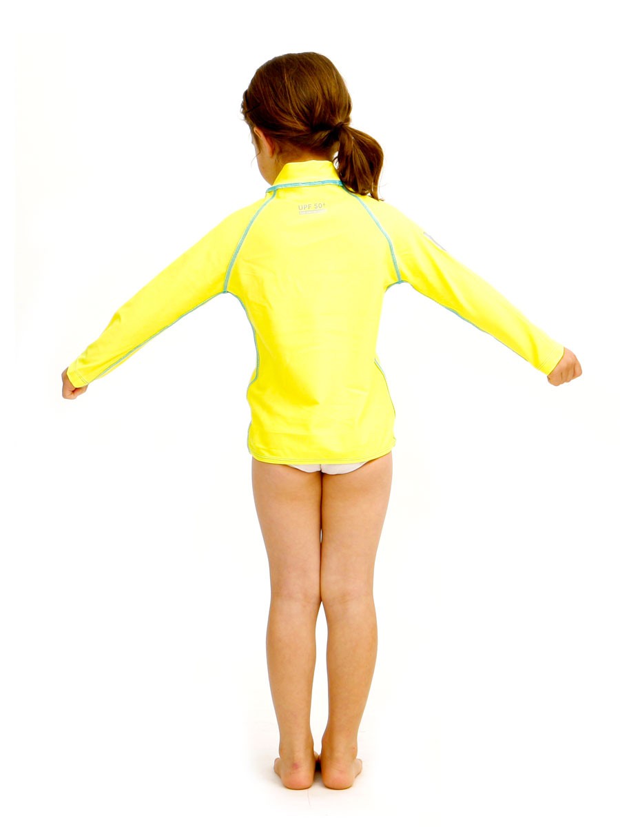 Kids Rash Vest | Swim Shirt | Yellow/Blue