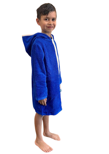 Hooded Towel | Swim Robe | Royal Blue