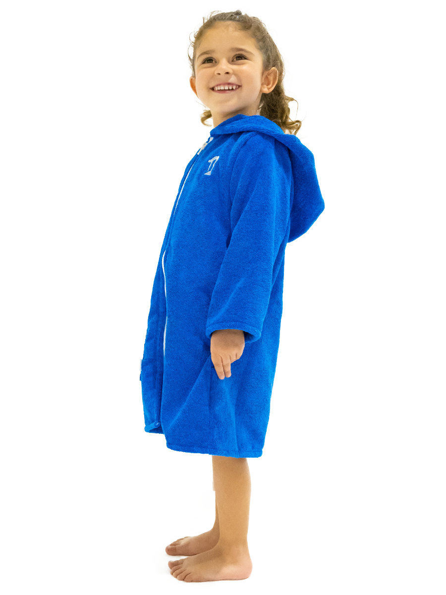 Microfibre | Hooded Towel | Beach Robe | Blue