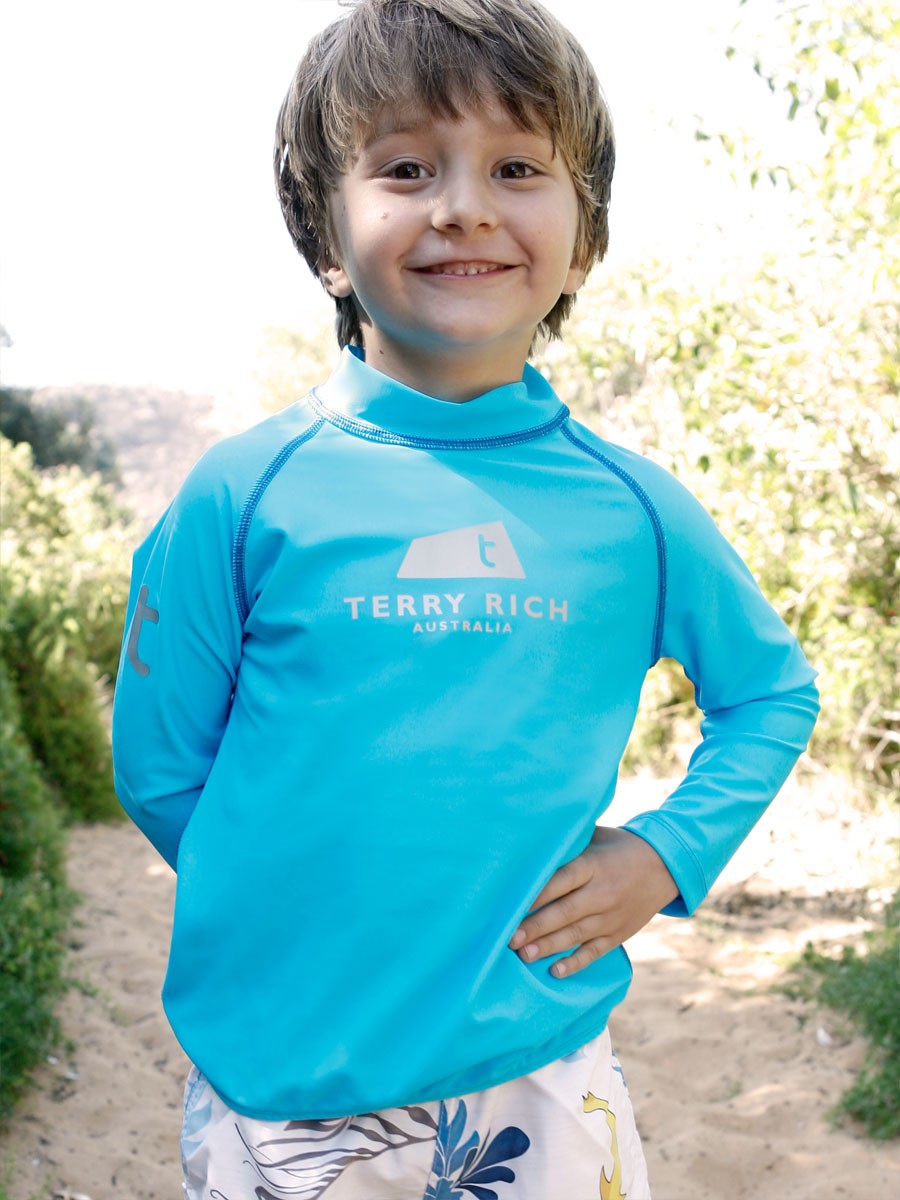 Kids Rash Vest | Swim Shirt | Blue