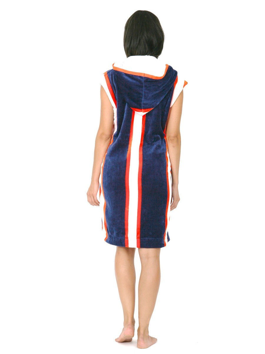 Hooded towelling beach dress womens hot sale